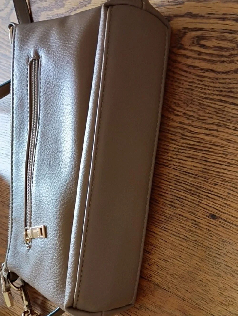 Amelie Galanti Brown Crossbody Bag - Adjustable Strap - Picture 5 of 6
